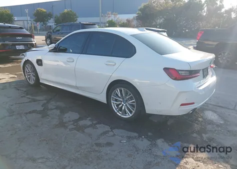 2023 BMW 3 Series 330E из США, поврежденный, VIN 3MW39FF01P8D02245
